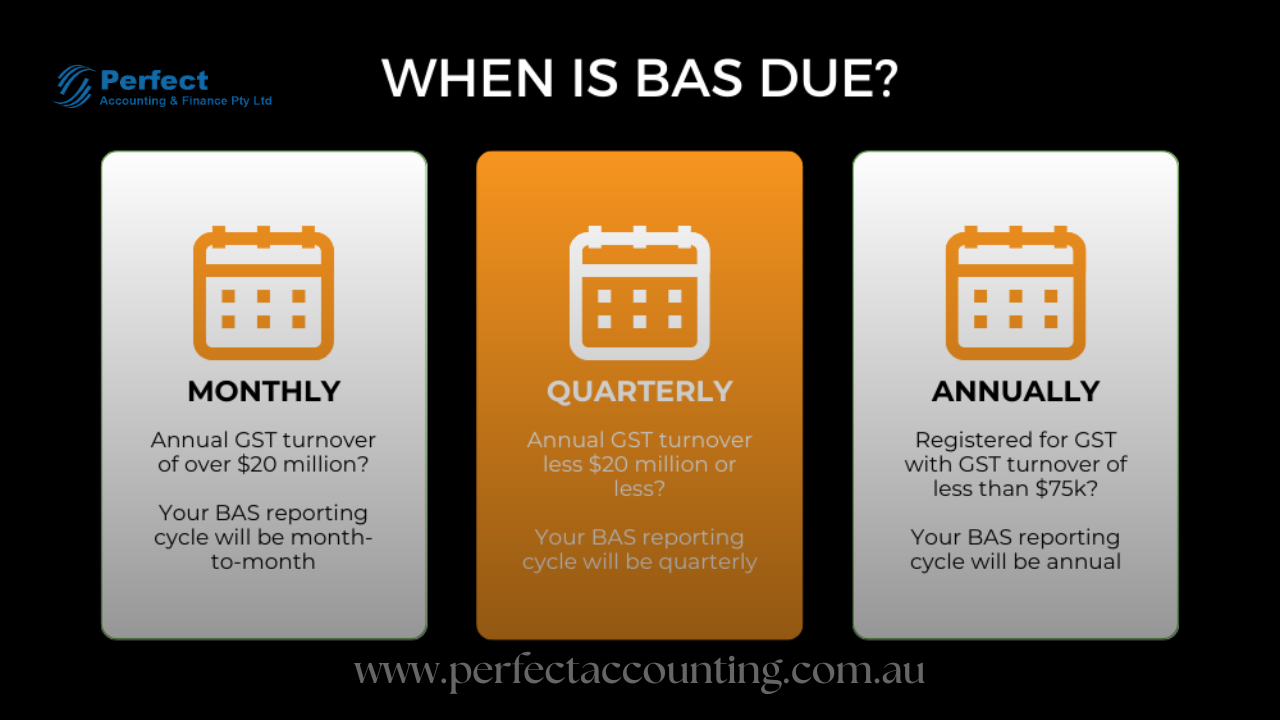 bas due dates tax agent