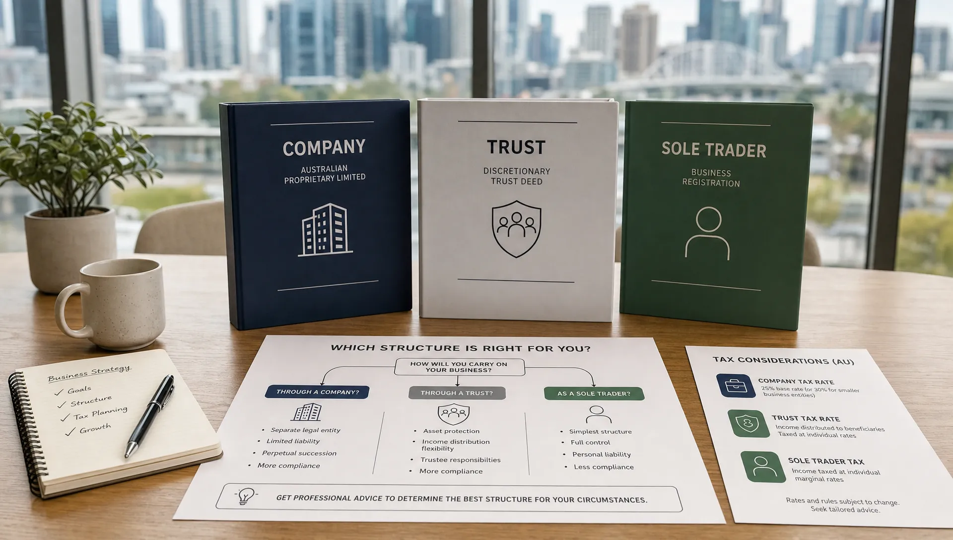How Business Structure Shapes Small Business Tax in Australia - Main Image